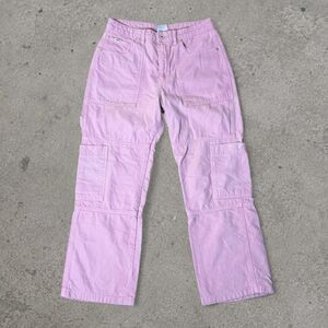 Ragged Jeans pink cargo pants Baggy Womens Size 32